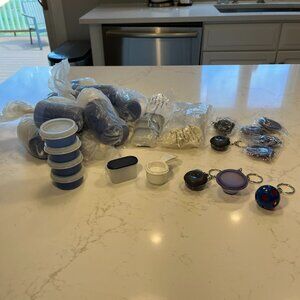 Never Used Tupperware Bundle of Minis, Keychains and Magnets